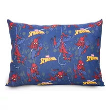 Fronha Infantil Homem Aranha 50x70cm Avulsa Teia Azul