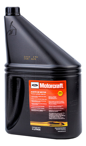 Aceite Motor Sinttico 5w30 Ford Motorcraft 4 Litros  Foto 2