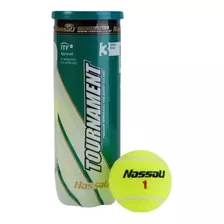 Tubo Pelotas Tenis Nassau Tournament X3 Pelotitas Padel Itf