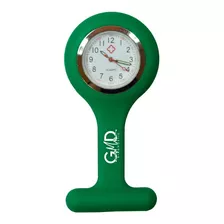 Reloj Para Enfermería Profesionales De Salud Gmd Verde Oscur