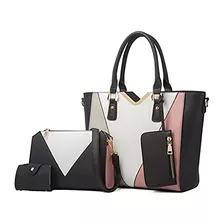 Nicole &amp; Doris Mujer Bolsos De Moda Color Bloque Hombro