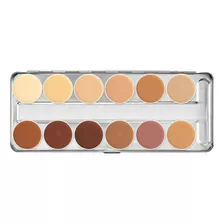 Kryolan Corretivo Dermacolor Paleta Brasil 12 Cores