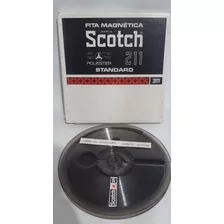 Antiga Fita De Gravador Rolo Scotch 3m 211 Anos 70/80 Peça7