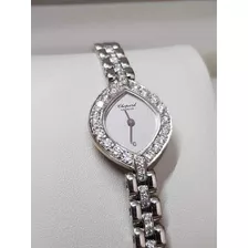 Reloj Chopard Todo En Oro Blanco Macizo 18k (750) Diamantes