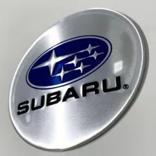 Jogo 4 Emblema Logo Adesivo Roda Subaru 58mm