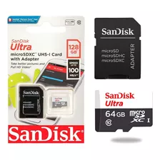 Cartão De Memória Sandisk Ultra 100mb/s 64gb P/câmeras Wi-fi