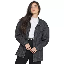 Jaqueta Jeans Feminina Oversized