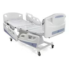 Cama Hospitalar Motorizada 8 Movimentos Com Colchão D28 Cor Branco 110v/220v