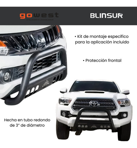 Burrera Protector Bar Mitsubishi Montero Sport 2019 - 2022 + Foto 4