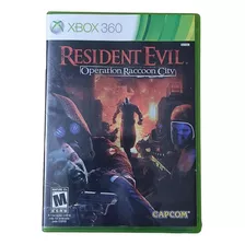 Resident Evil Operation Raccoon City Xbox 360 Original