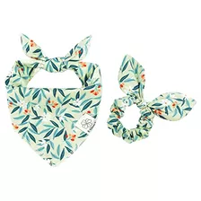 Conjunto De Bandanas Perros Y Scrunchie Juego Perros Ni...