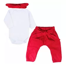 Calça Bebe Menina Conjunto 100% Algodão