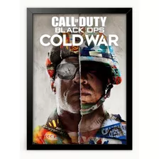 Quadro Decorativo Call Of Duty Black Ops Cold War A3 30x42