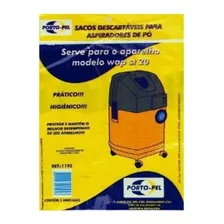 Saco Coletor Filtro Descartável Para Aspirador Wap St20