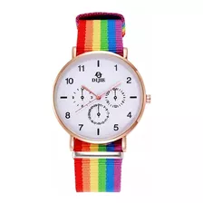Reloj Pride Lgbt Orgullo Arcoiris C/ Pulsera Gay De Regalo 