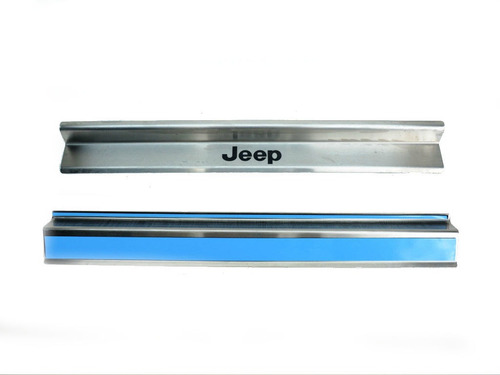 Protectores Entrada De Puertas Logo Jeep Wrangler Jeep 07/17 Foto 4