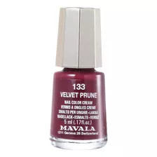 Esmalte De Uñas Mavala Mini Color Velvet Prune N133, 5 Ml, Variante Única, Blz