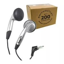 Smithoutlet 200 Unidades Bulto Auriculares Inear En Plata