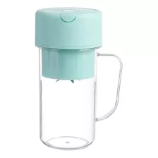 Copo Mixer Mini Liquidificador Portátil Recarregável Cor Verde 110v/220v