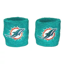 Miami Dolphins Par Muñequeras Cortas Nfl Franklin