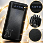 Carregador Portátil Davely Power Bank 20000mah Turbo Para Samsung, iPhone E Xiaomi Preto