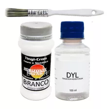 Tinta Para Couro Sapato Tenis Bota 100ml + Diluente 100ml