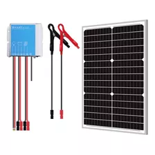 Newpowa Panel Solar Monocristalino De 30 Vatios De 12 V Modu