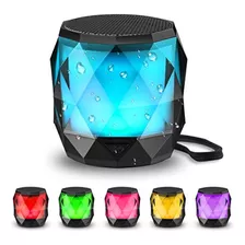 Altavoz Bluetooth Portátil Lfs Con Luces, Altavoz Inalámbric