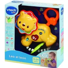 Leo El León Sonajero Mordillo Interactivo Con Sonido Vtech