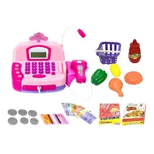 Brinquedo Bbr Toys Chefs Star Caixa Registradora R2971 Cor Rosa