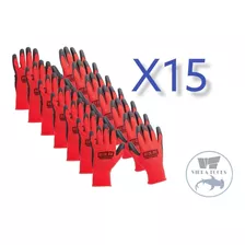 Pack 15 Pares De Guantes Redline Multiflex Power Lite 