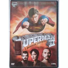 Dvd Duplo Superman Ll,a Aventura Continua,semi-novo,+brinde