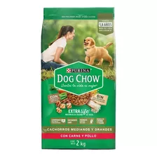 Perrarina Dog Chow Cachorros Medianos Y Grandes 2kg