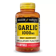 Garlic Ajo Inoloro Fresco 1000mg Odorless X 100 Americano