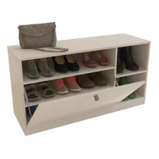 Organizador De Calzado Botinero Zapatero + Sin Cargo Capital Federal ! Color Fineline Crema