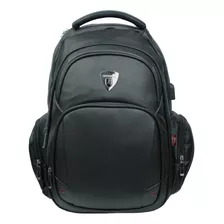 Mochila Preta Grande Notebook Executiva Impermeável Trabalho