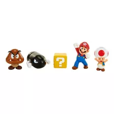 Boneco Super Mário Conjunto Cenário Planície Das Bolotas