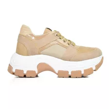 Zapatilla Mujer Sneaker Plataforma Alta Cómoda Lorena Faty