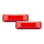 Set De 10 Plafones Laterales 10 Leds Estrobo Rojo Tunelight