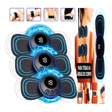 Kit 3 Massageador Portátil Recarregável Dor Pernas Coluna