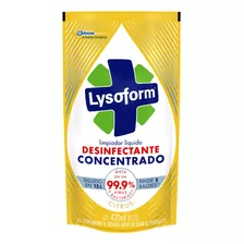 Limpiador Lysoform Desinfectante Concentrado Citrus Repuesto 420ml