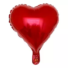 50 Balão Coração Vermelho 21cm Decoração Centro Mesa Festa