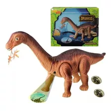 Dinosaurio Camina Pone Huevo Luz Y Sonido Juguete Para Niños