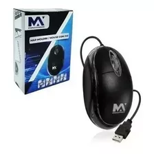 Mouse Óptico Usb C/ Fio Maxmidia Max-mou200 Preto