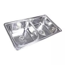 Cuba Inox Dupla Cozinha Gourmet Sobrepor Polido Guimmis®