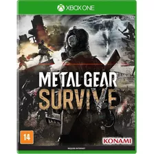 Metal Gear Survive Xbox One Mídia Física Novo Lacrado