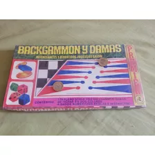 Vintage Juego De Mesa Backgammon Montecarlo No Turista 