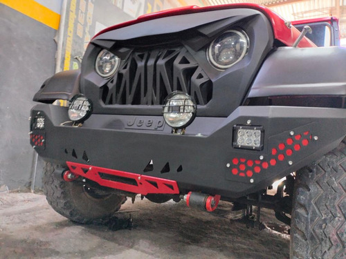 Toyota Fj Jeep Willys Defensa Delantera Bumper Lujo Universa Foto 5