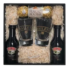 Kit Baileys 50ml X2 + Chocolates + 2 Vasos - Pérez Tienda -