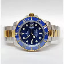 Reloj Submariner Acero Oro Azul 40 Mm Automático 